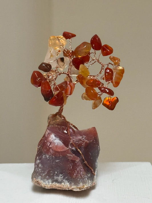 Carnelian Crystal Gem Tree