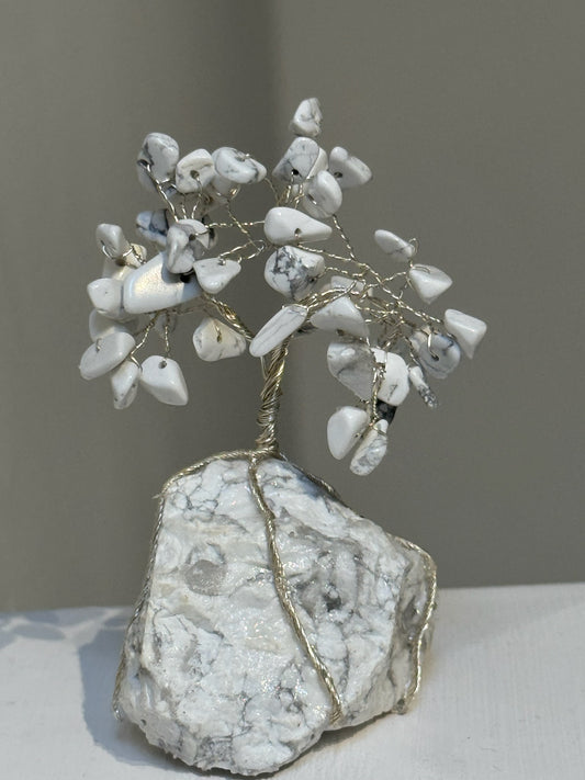 Howlite Crystal Gem Tree